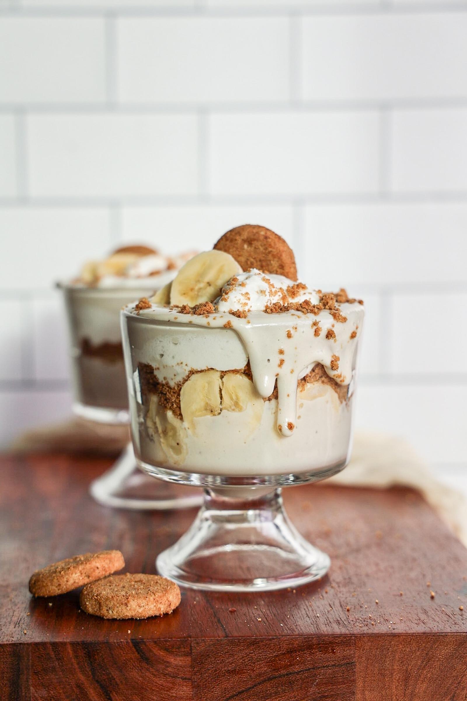 <b>Healthy banana pudding</b> (vegan, Gluten-free) - danishealthyeats.com