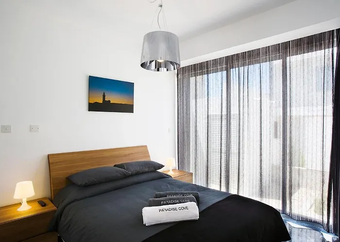 Huisdiervriedelijke Paradise Cove Luxurious Beach Villas Sky 1 Bedroom Villa Paphos