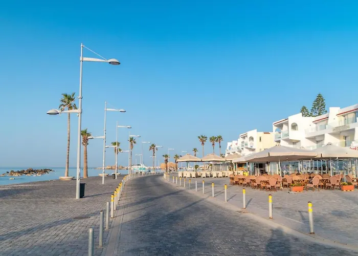 First Line Seaview Apartment At Lighthouse Beach Paphos