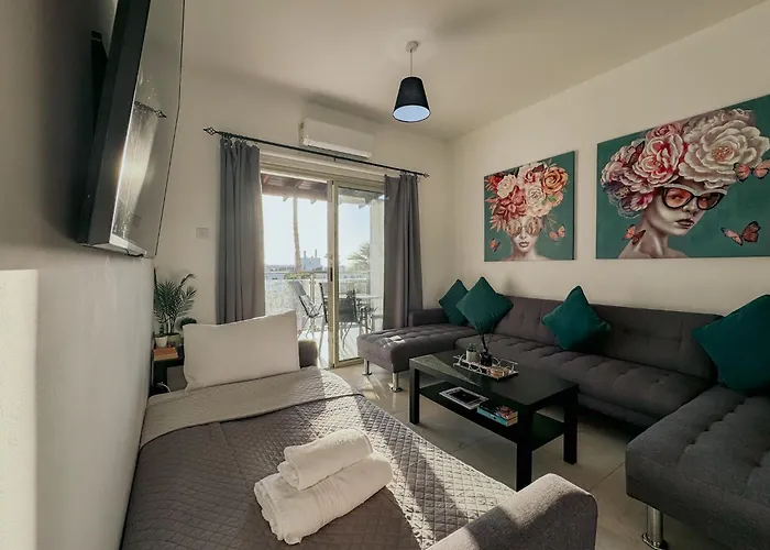 Ferienwohnung 1B Seaside Orchid, Sea, Center Paphos